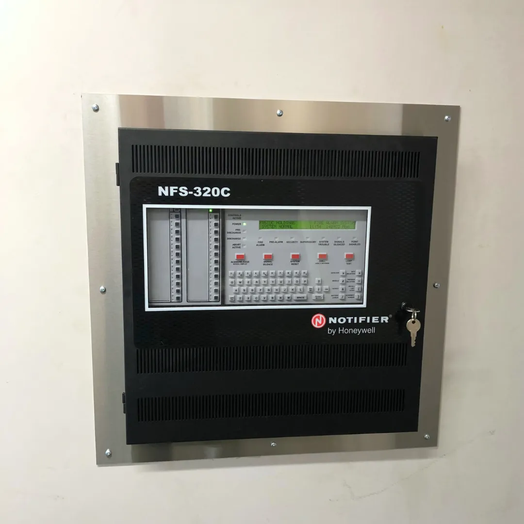 Notifier NFS-320C fire alarm control panel upgrade